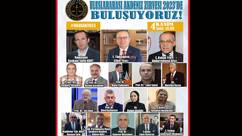 KASSAK Komisyonundan Uluslararası Akdeniz Zirvesi…