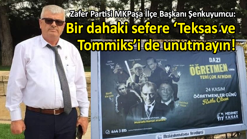Zafer Partisi’nden Öğretmenler Günü afişine tepki