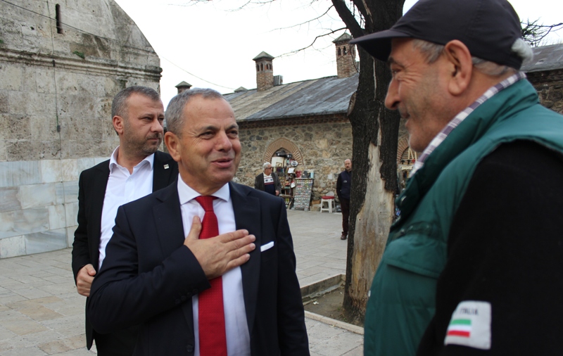 Adem Vural’dan Kapalıçarşı esnafına ziyaret
