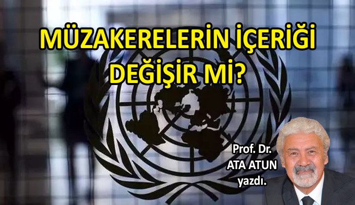 Müzakerelerin içeriği değişir mi?