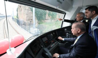 Erdoğan ‘Sirkeci-Kazlıçeşme Raylı Sistem Hattı’nı hizmete açtı