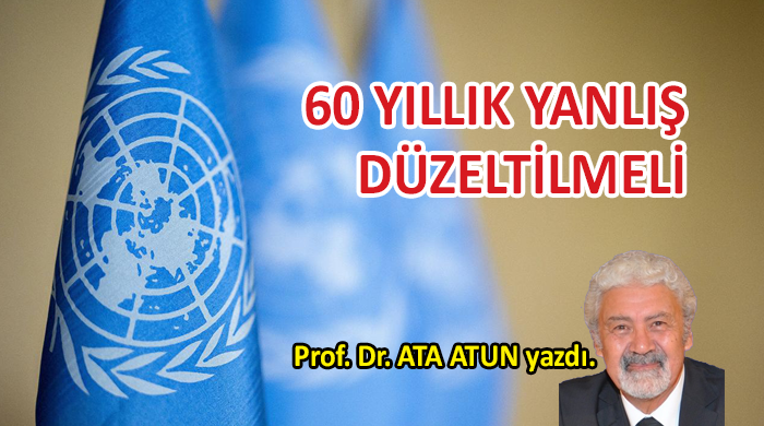 60 Yıllık Yanlış Düzeltilmeli