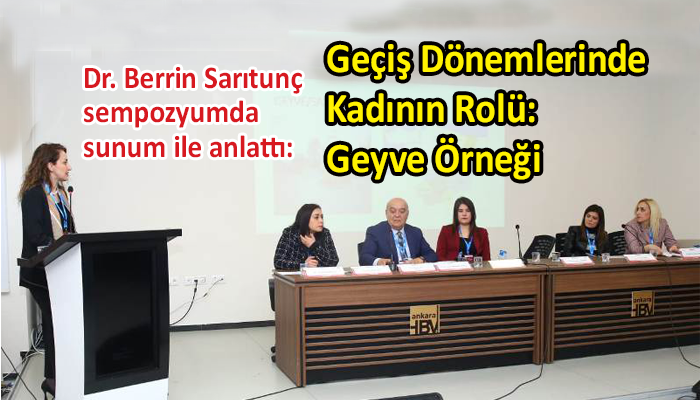 Dr. Sarıtunç, ‘Geyve’nin somut olmayan kültürel mirası’nı anlattı