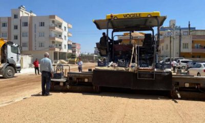 Mardin Midyat’ta asfaltlama çalışmaları tam gaz