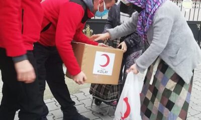Bursa’da Kızılay’dan ihtiyaç sahiplerine yardım