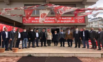 Kilis’te AK Partili Vekil’den MHP’ye ziyaret