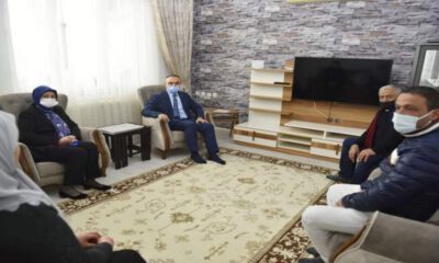 Vali Soytürk, şehit ailesi ve gazi ziyaretinde bulundu
