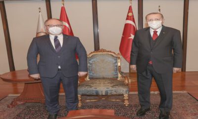 Sivas Belediye Başkanı Hilmi Bilgin, Cumhurbaşkanı Erdoğan’la görüştü