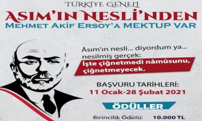 Aksaray’dan Mehmet Akif Ersoy için mektup yarışması