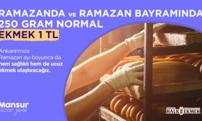 Ankara’da Halk Ekmek 1 liradan satılacak