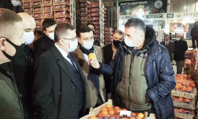 İYİ Partili Türkkan Bursa’da esnaf ziyaret
