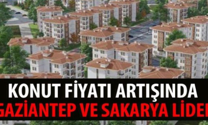 Konut fiyatı artışında Gaziantep ve Sakarya lider