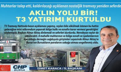 CHP Bursa’dan ‘T3’ açıklaması